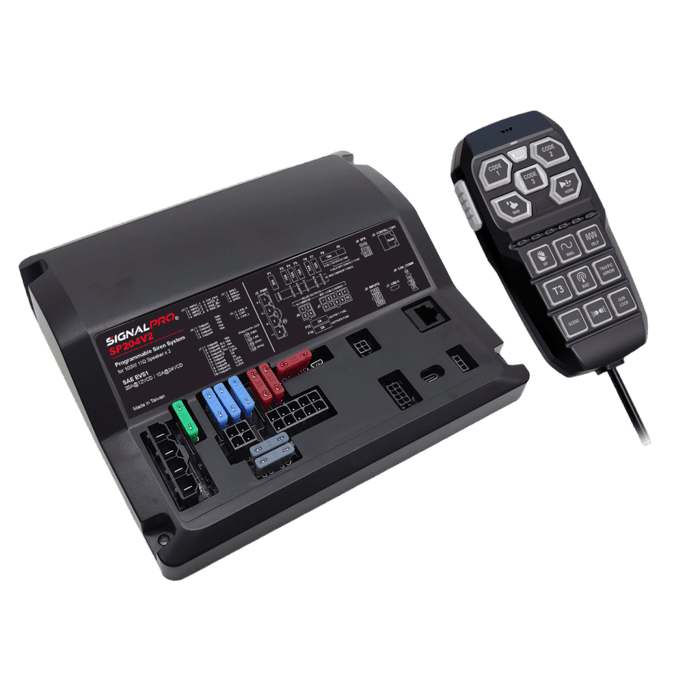 SignalPro Sirena con Estrobo SP204V2, para Interior, Alámbrico, 120dB