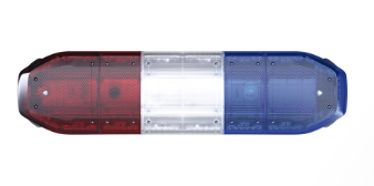 SignalPro Barra de Luces LED SP216B, Exterior, 12 - 24V, Rojo/Ámbar/Azul, para Seguridad Pública
