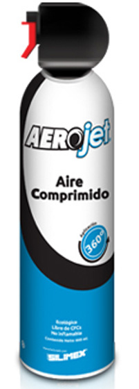 Silimex AeroJet 360° Aire Comprimido para Remover Polvo, 660ml