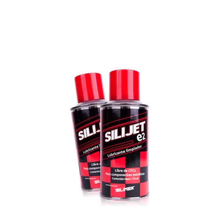 Silimex Limpiador y Lubricante para Metal y Plástico SILIJET E-2, 170ml