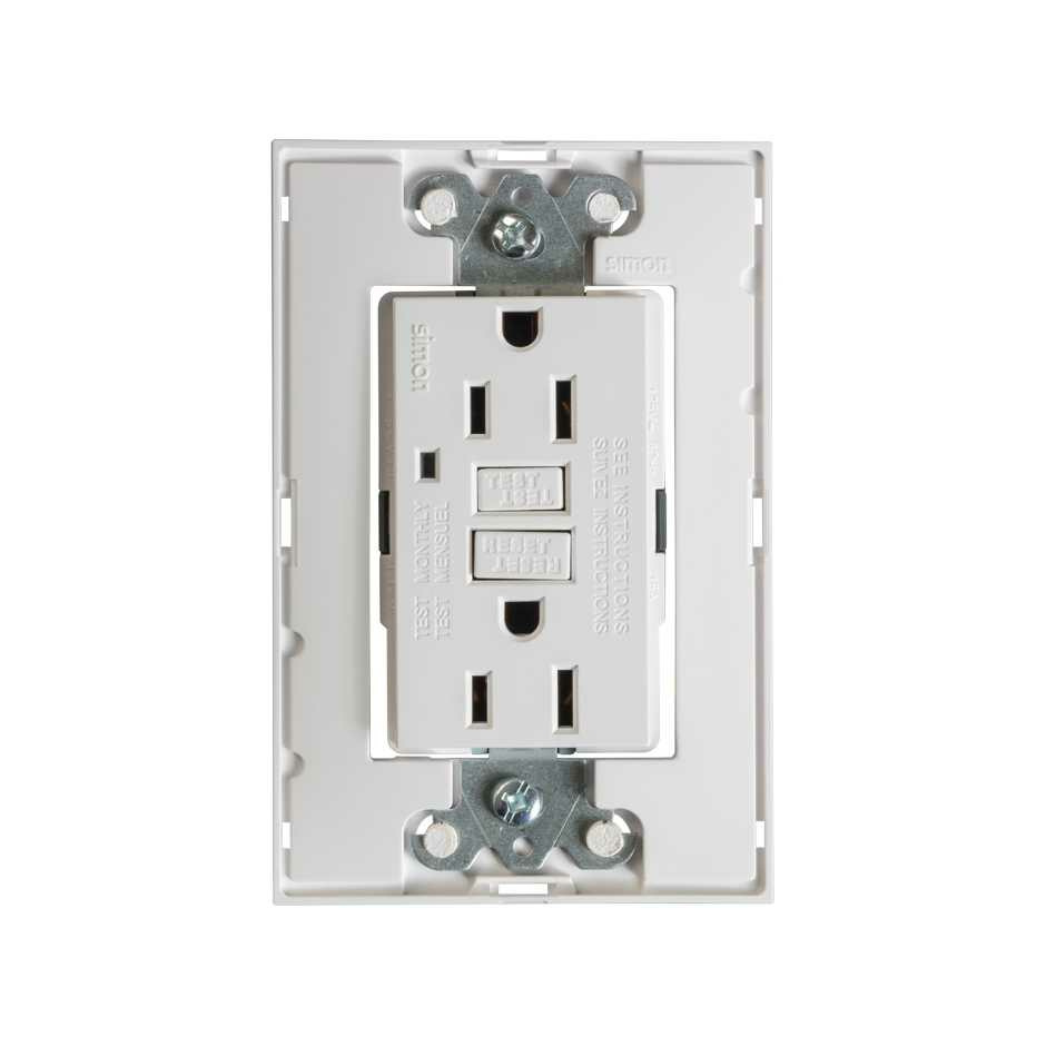 Simon Tomacorriente 2501425-030, 2 Enchufes, 127V, 15A, Blanco