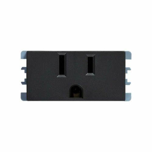 Simon Tomacorriente 2600422-038, 1 Enchufe, 127V, 15A, Grafito