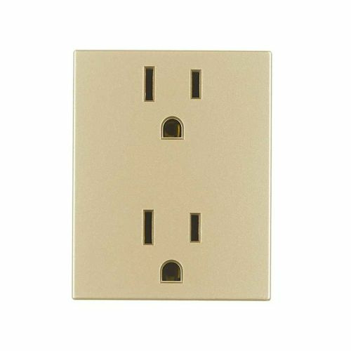 Simon Tomacorriente 82424-44, 2 Enchufes, 127V, 15A, Marfil