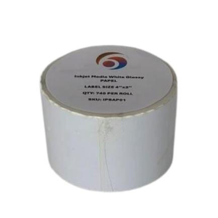 Six Graphics Etiqueta Adhesiva IPBAP01, 740 Etiquetas, Blanco