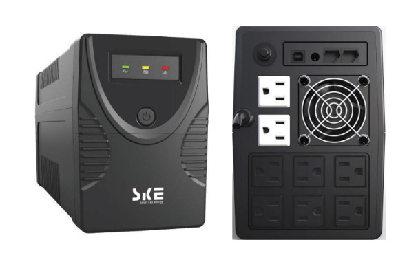 No Break Skele GP1500 Línea Interactiva, 900W, 1.500VA, Entrada 81V - 145V, Salida 120V, 8 Salidas