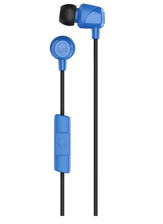 Skullcandy Audífonos Intrauriculares con Micrófono JIB, Alámbrico, 1.3 Metros, 3.5mm, Azul