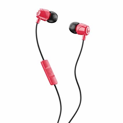 Skullcandy Audífonos Intrauriculares Jib, Alámbrico, 3.5mm, Negro/Rojo