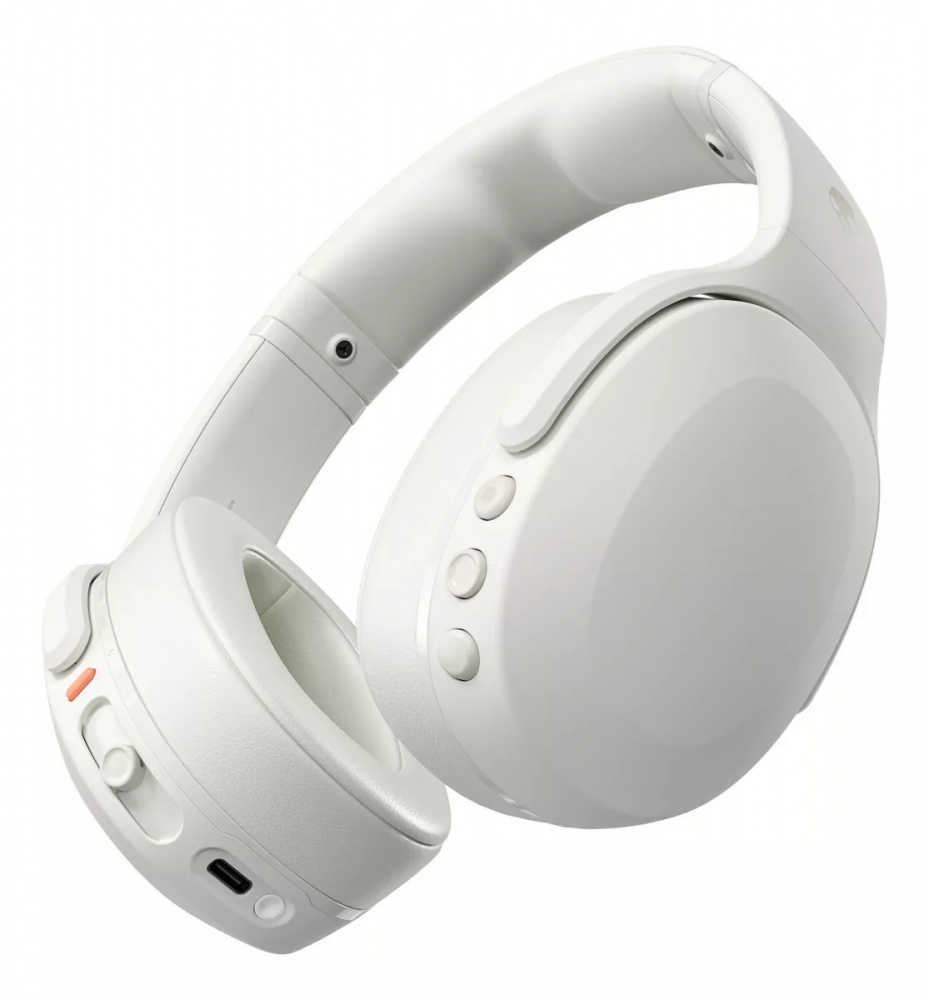 Skullcandy Audífonos Crusher Evo, Bluetooth, Alámbrico/Inalámbrico, USB-C, Blanco