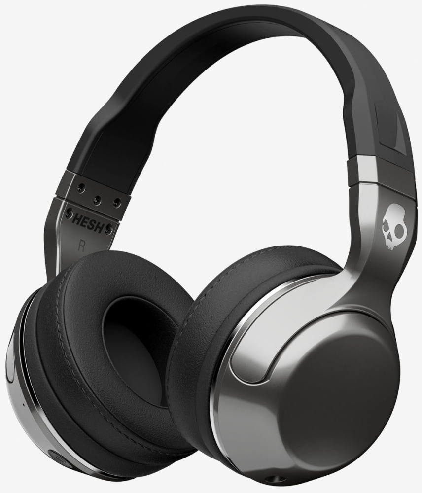 Skullcandy Audífonos con Micrófono Hesh 2 , Bluetooth, Inalámbrico, Negro/Plata