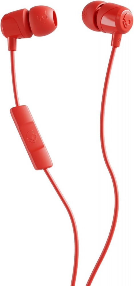 Skullcandy Audífonos Intrauriculares con Micrófono Jib, Alámbrico, 90cm, USB-C, Rojo