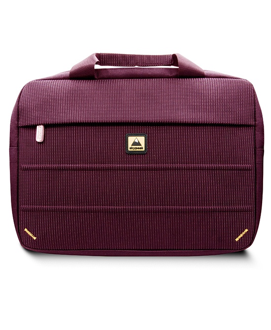 Skypeak Maletín de Poliéster CUAM-111PO para Laptop 11", Púrpura