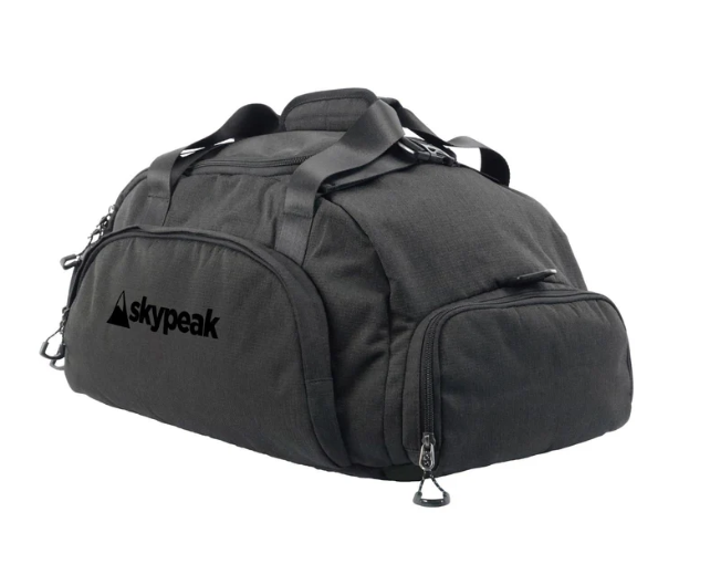 Skypeak Mochila Duffle de Poliéster para Laptop 18", Negro
