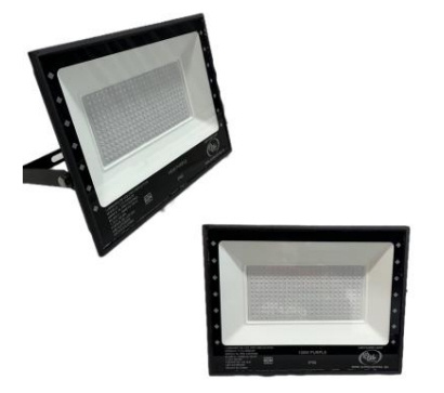 SL Prolight Reflector LED Flood Flat, 200W, Negro, 2 Piezas