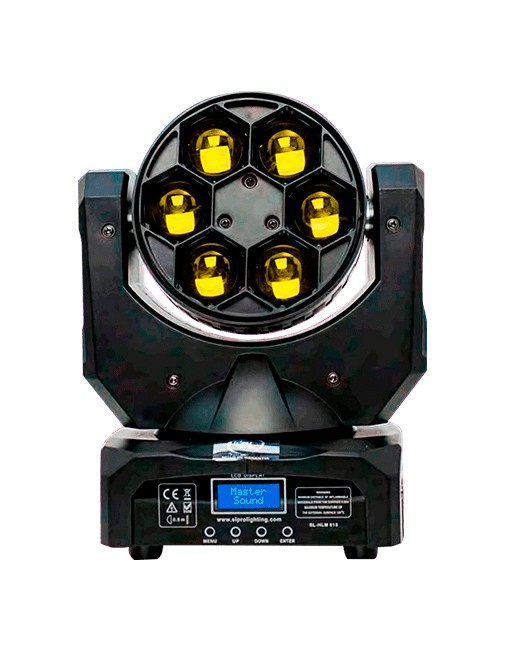 SL Prolight Proyector de Luz Beam Beesion 6, Efecto Vortex, RGBW