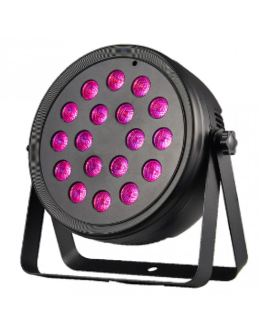 SL Prolighting Proyector de Luz 30-P-PAR1844IN1, 18 Leds RGB, Azul/Verde/Rojo