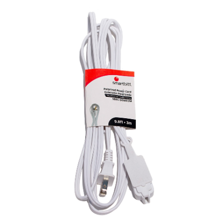 Smartbitt Extensión SBEC-DOM03M, 3 Salidas AC, 3A, 3 Metros, Blanco