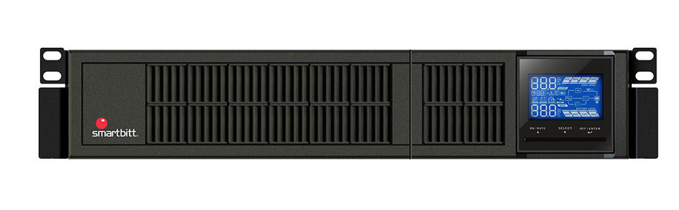 No Break Smartbitt SBOL2KRT-1 Doble Conversión en Línea, 1.800W, 2.000VA, Entrada 100V - 127V, Salida 100V - 127V, 8 Salidas 