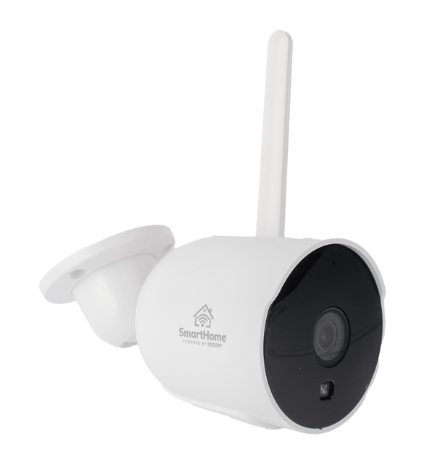 SmartHome by Epcom Cámara de Seguridad IP Smart WiFi Bullet para Exteriores SCAM2B, Inalámbrico, 704 x 576 Pixeles, Día/Noche