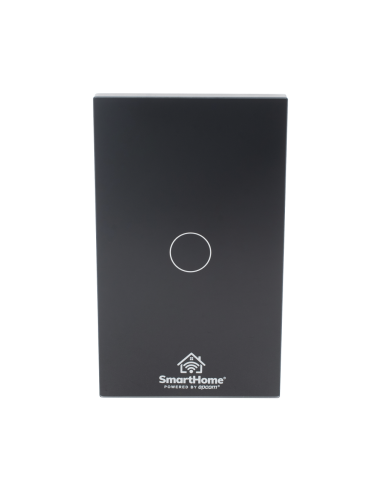 Smart Home BY Epcom Apagador Inteligente SHS211Z, 1 Boton, 110V, Negro