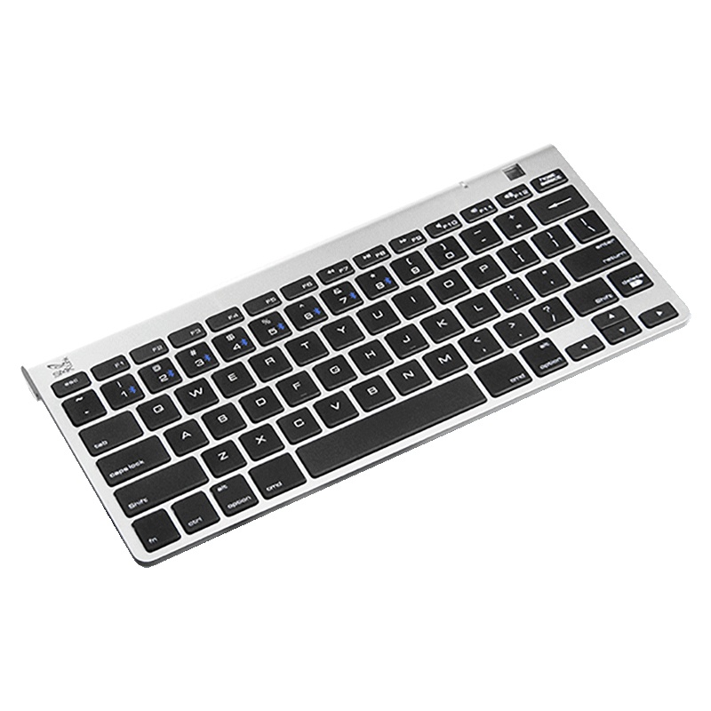 Teclado SMK-Link Blu-Link, Inalámbrico, Bluetooth, Blanco/Negro (Inglés)