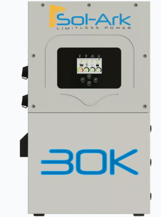 Sol-Ark Inversor Híbrido para Interconexión 30K3PN208V, 30kW, 500V