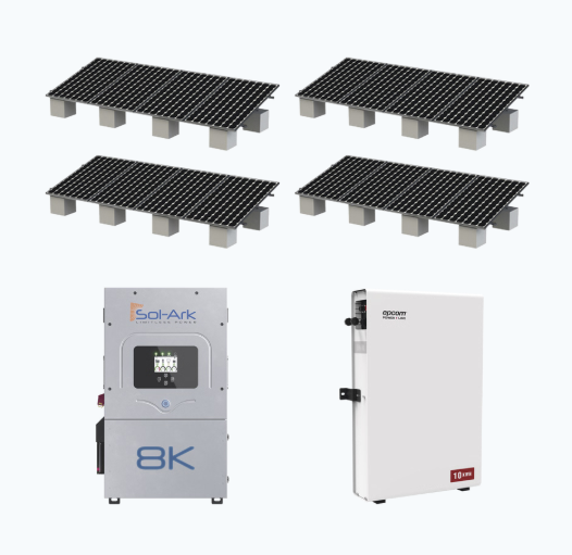 Sol-Ark Inversor Híbrido para Interconexión KITHYBRID8KSOL, 11kW, 500V