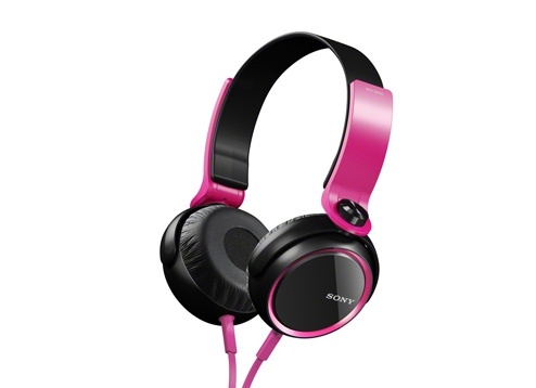 Sony MDR-XB400 Audífonos, Alámbrico, 1.2 Metros, Negro/Rosa