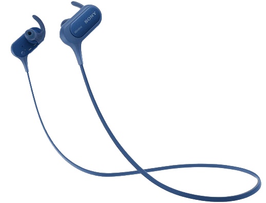 Sony Audífonos Intrauriculares Deportivos con Micrófono XB50BS, Inalámbrico, Bluetooth, Azul