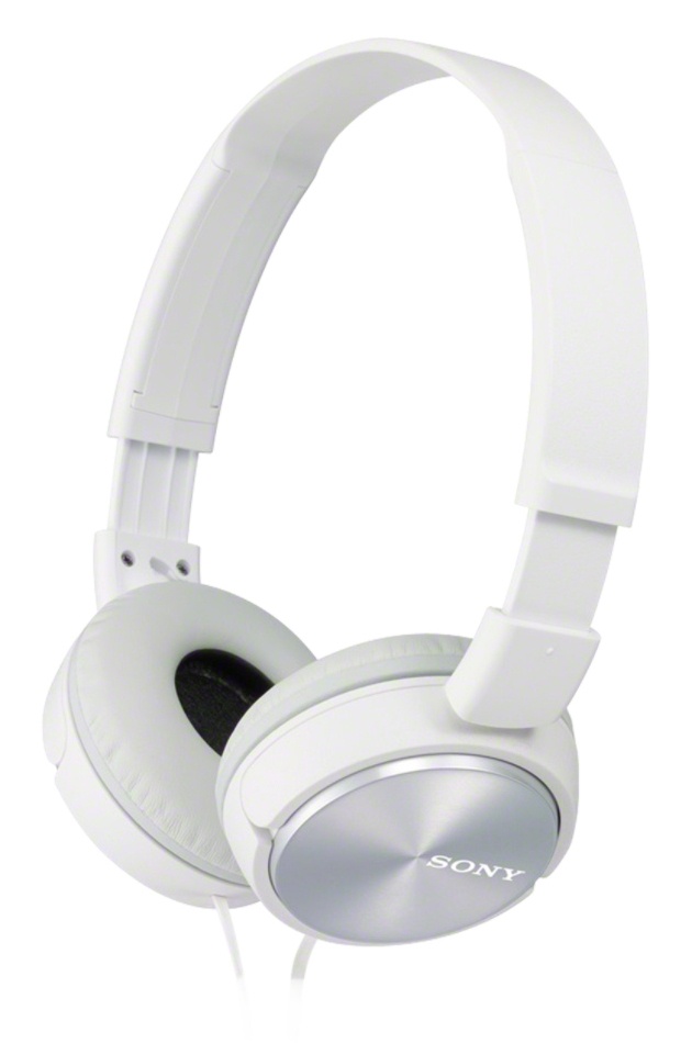 Sony Audífonos MDR-ZX310, Alámbrico, 1.2 Metros, Blanco