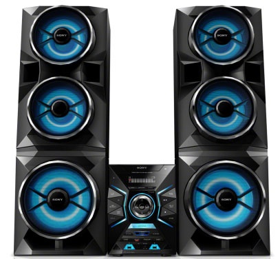 Sony MHC-GPX88 Mini Componente, 2200W RMS, 24200W PMPO, 2x USB 2.0, Negro