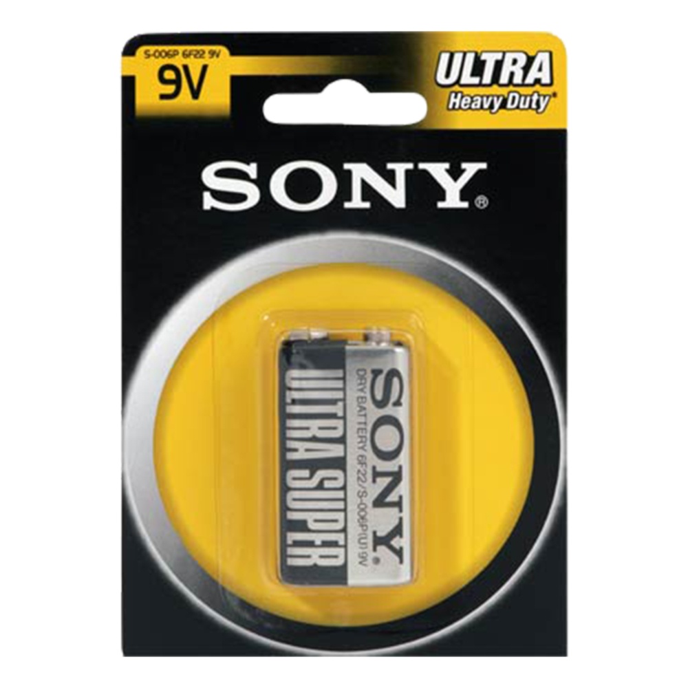 Sony Batería No-Recargable Ultra 9V, 1 Pieza