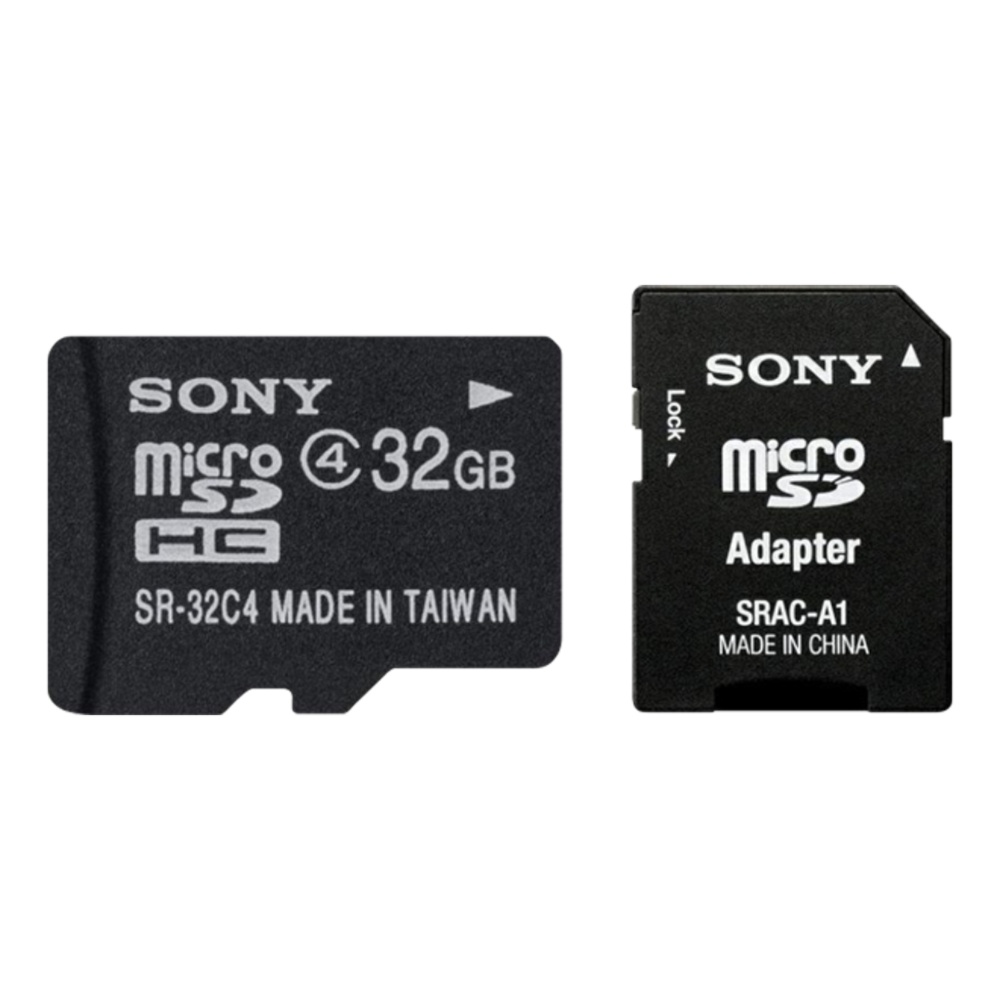 Memoria Flash Sony, 32GB MicroSDHC Clase 4, con Adaptador