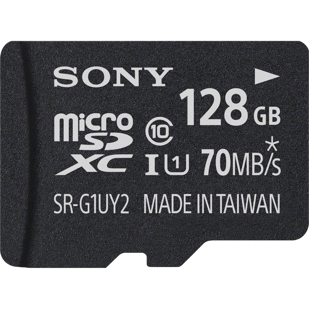 Memoria Flash Sony, 128GB microSDXC UHS-I Clase 10, con Adaptador