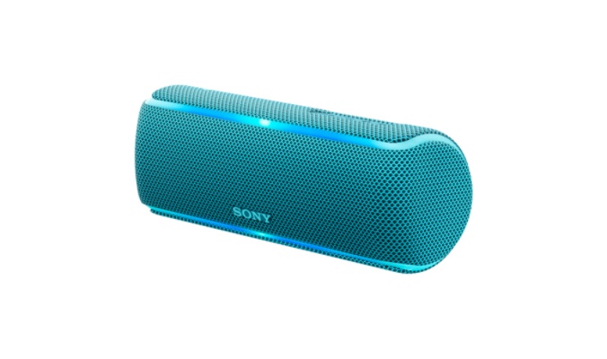 Sony Bocina Portátil SRS-XB21, Bluetooth, Inalámbrico, 2.0, USB, Azul - Resistente al Agua