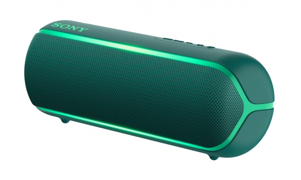 Sony Bocina Portátil XB22, Bluetooth, Inalámbrico, 2.0, USB 2.0, Verde - Resistente al Agua