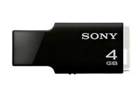 Memoria USB Sony Micro Vault Tiny, 4GB, USB 2.0, Negro