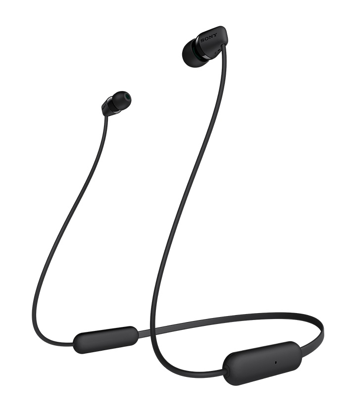 Sony Audífonos Intrauriculares con Micrófono WI-C200, Inalámbrico, Bluetooth, Negro