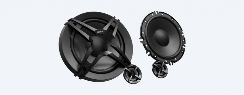 Sony Bocina para Auto XS-FB1621C, 40W RMS, 2 Vías, 88dB, 6.5", 2 Piezas