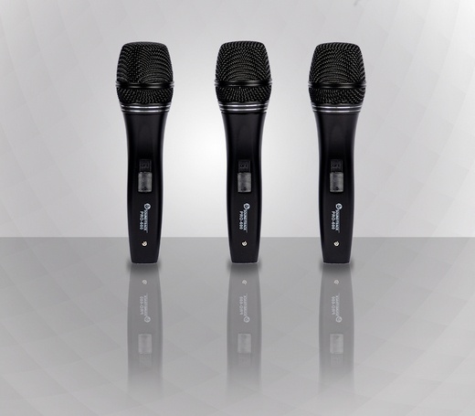 Soundtrack Micrófonos PRO-600, Alámbricos, Negro - 3 Piezas