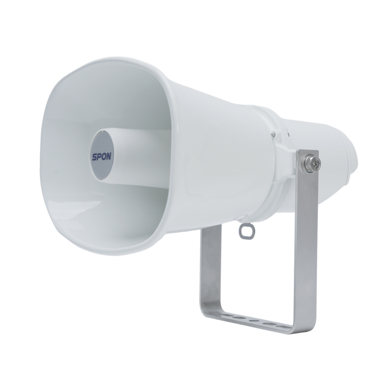 Spon Bocina IP para Exterior GEN-6392A01, Alámbrico, 2 Vías, 10W, Blanco