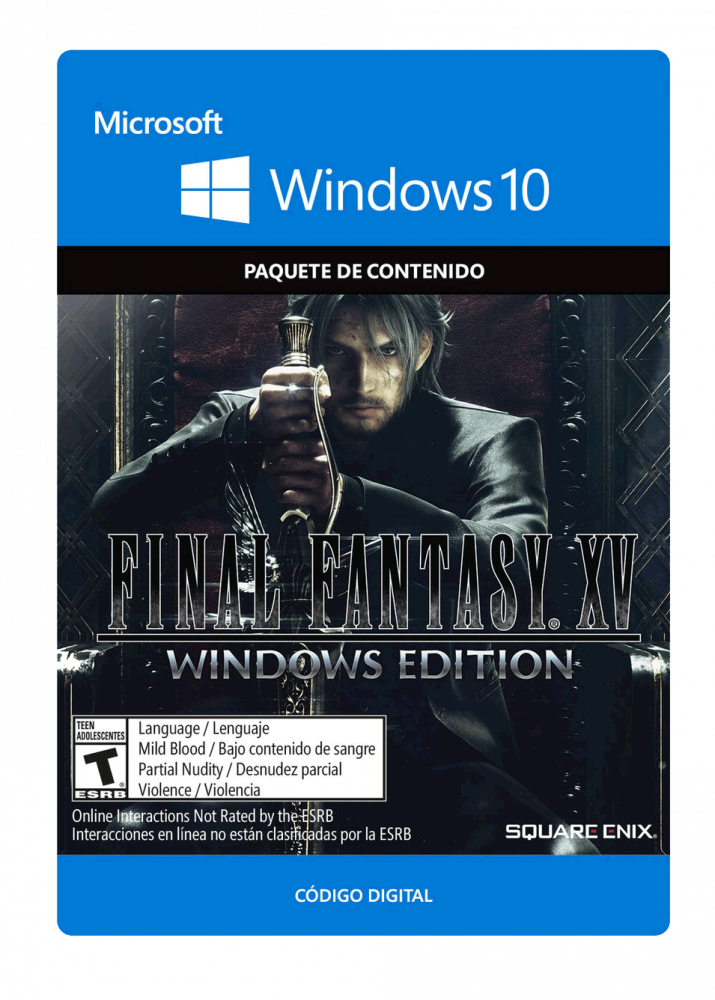 Final Fantasy XV: Windows Edit, Windows ― Producto Digital Descargable