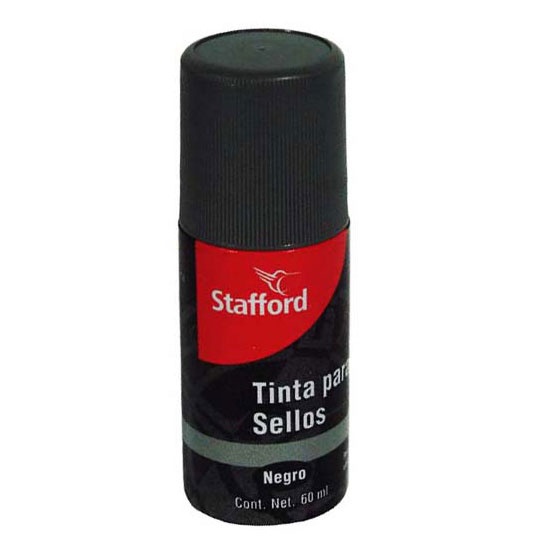 Stafford Tinta para Sello COC2000, 60ml, Negro