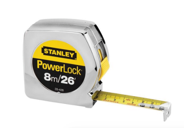 Flexómetro Stanley 33-428MX, 8 Metros, 2.6cm, Amarillo/Gris