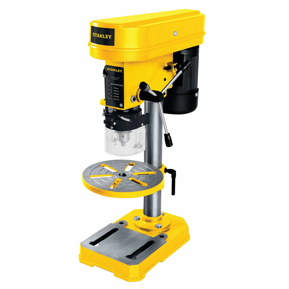 Stanley Taladro de Banco SBT2513-B3, Alámbrico, 1/2", 250W, Negro