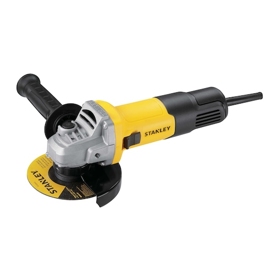 Stanley Mini Esmeriladora Angular SG7115-B3, 750W, 4-1/2”, Amarillo/Negro
