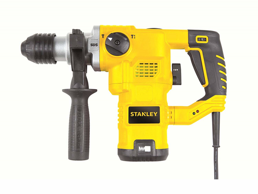 Stanley Rotomartillo con Percusión STHR1232K-B3, Alámbrico, 1-1/4″, 1250W, Amarillo