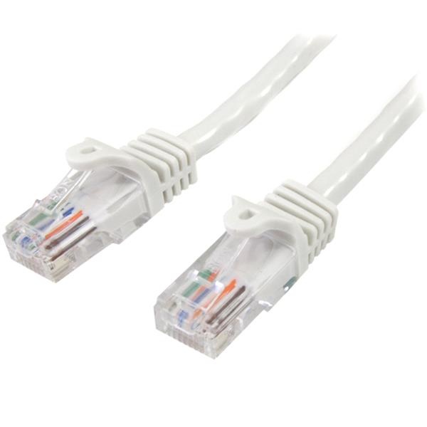 StarTech.com Cable Patch Cat5e UTP sin Enganches RJ-45 Macho - RJ-45 Macho, 10 Metros, Blanco