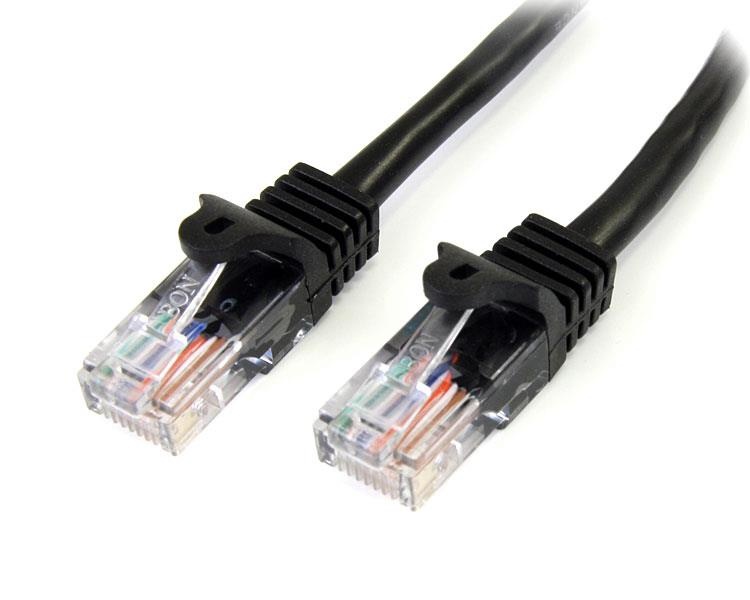 StarTech.com Cable Patch Cat5e UTP sin Enganches RJ-45 Macho - RJ-45 Macho, 5 Metros, Negro