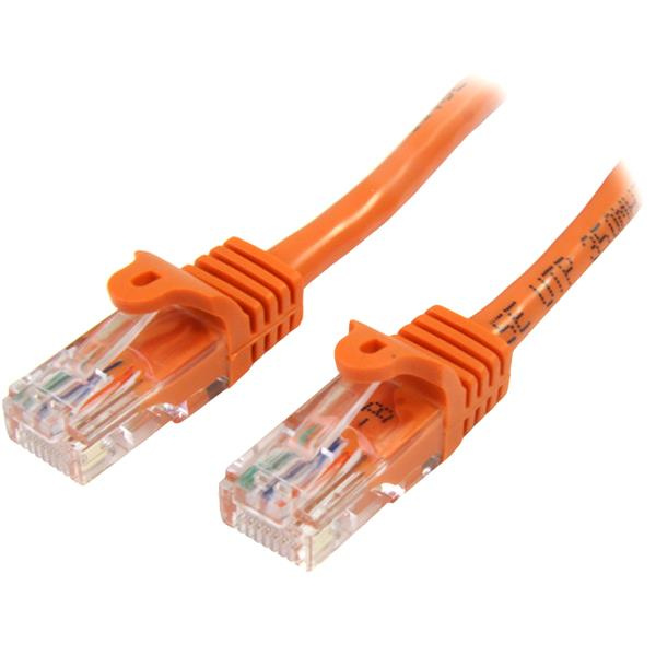 StarTech.com Cable Patch Cat5e UTP sin Enganches RJ-45 Macho - RJ-45 Macho, 7 Metros, Naranja