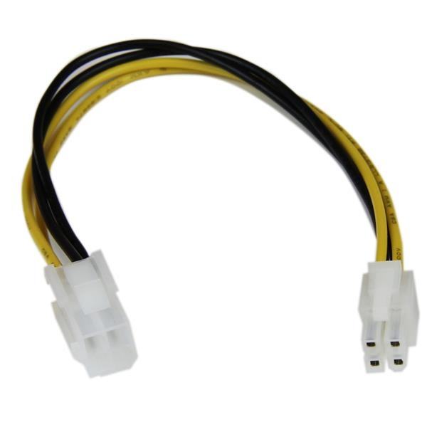 StarTech.com Cable de Poder ATX (4-pin) Macho - Hembra, 20.4cm 